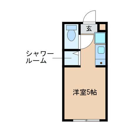 新正駅 徒歩8分 2階の物件間取画像